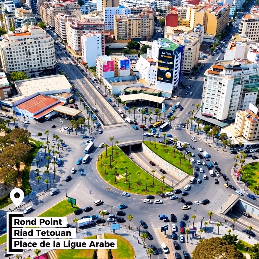 1000m sur la rue de tetouan et double acces