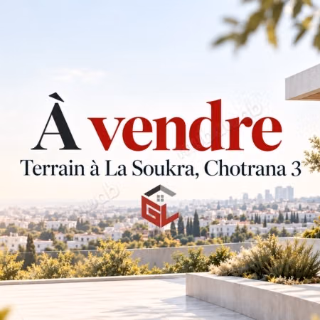 A Vendre Terrain à Chotrana 3