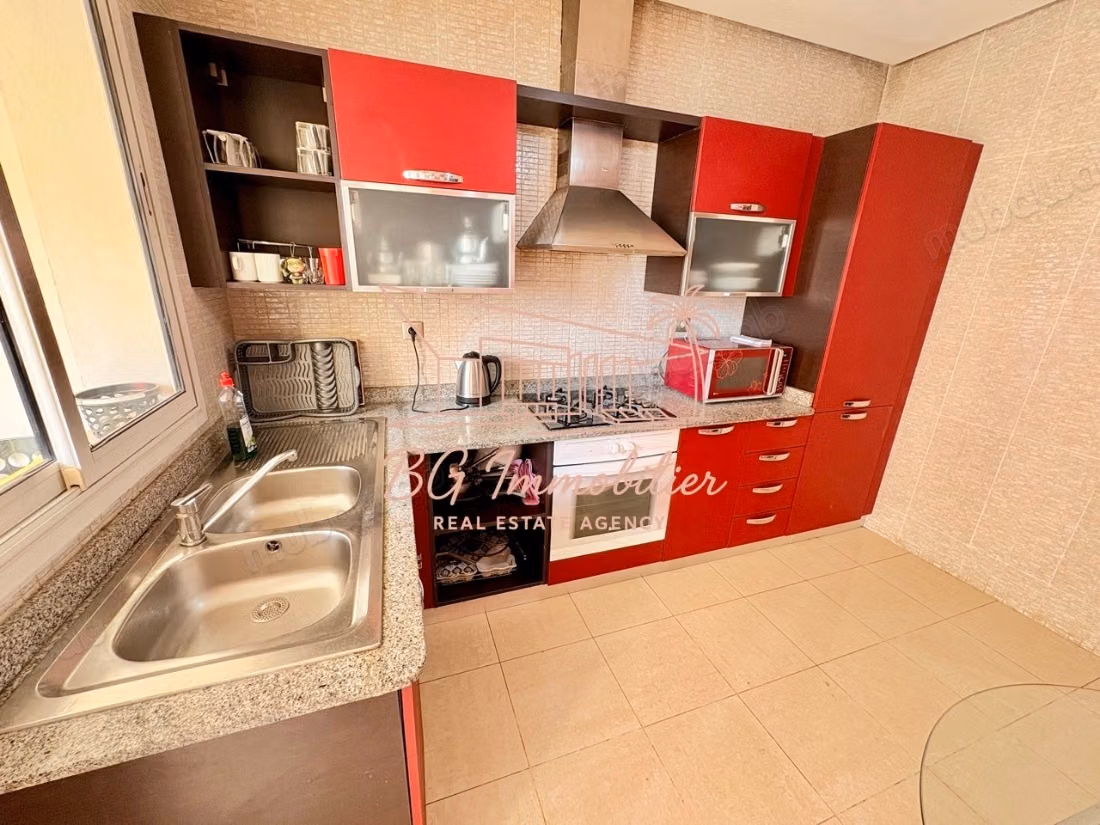 Spacieux appartement meublé résidence Piscine