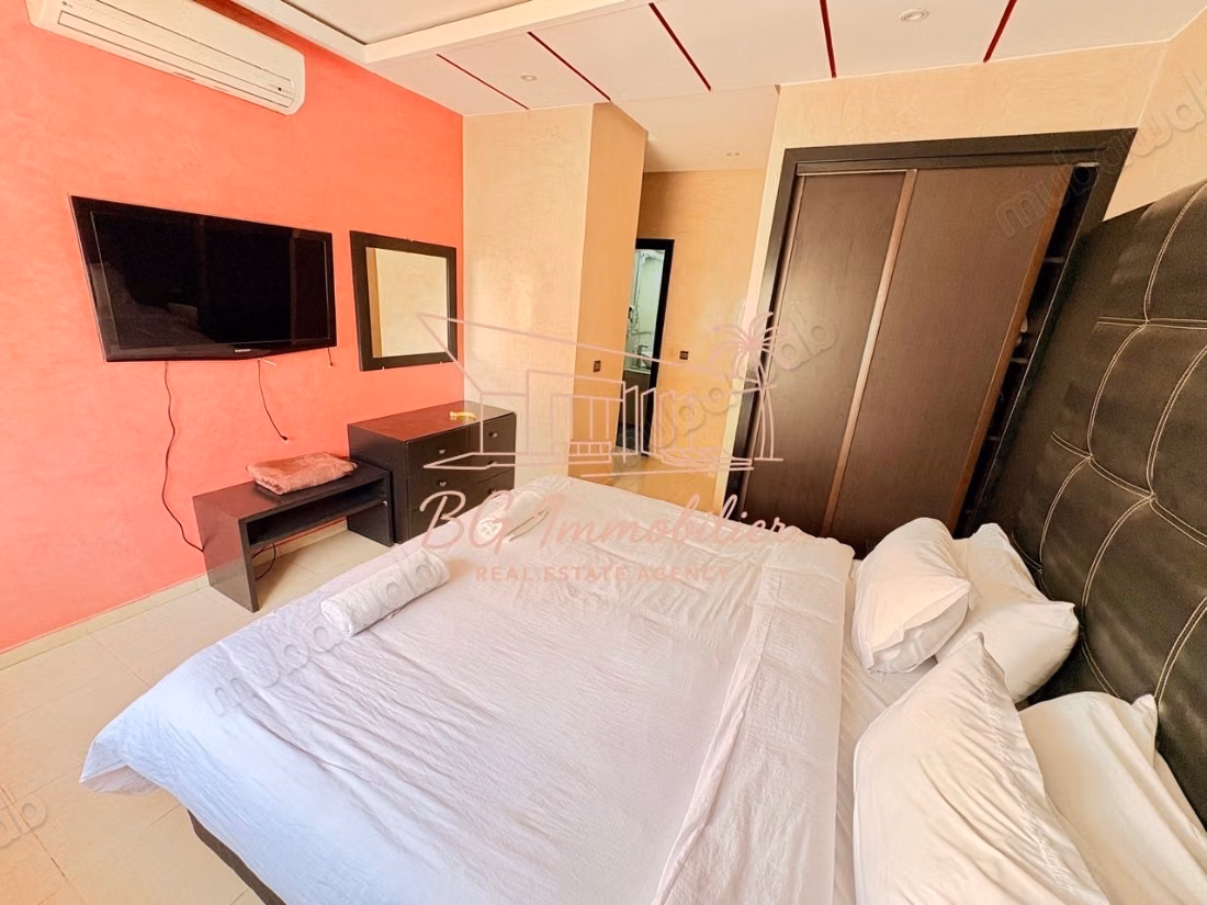 Spacieux appartement meublé résidence Piscine