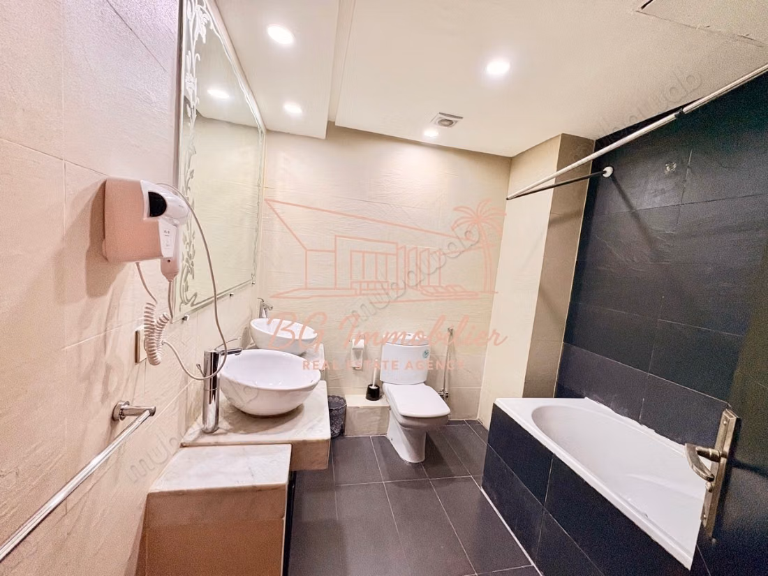 Spacieux appartement meublé résidence Piscine