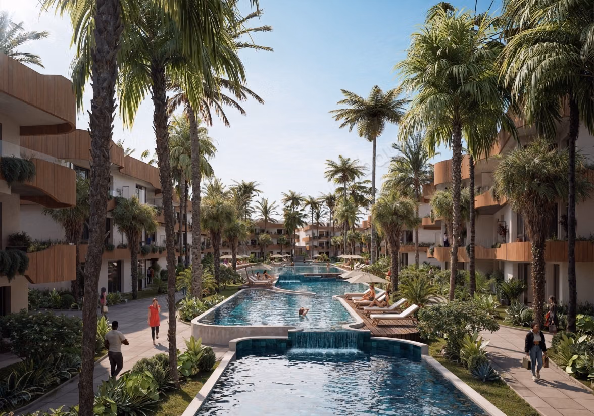 1 bedroom with private garden at M Resort