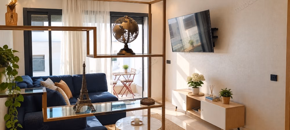 IN AFFITTO – SPLENDIDO APPARTAMENTO ARREDATO A HAY RIAD, RABAT