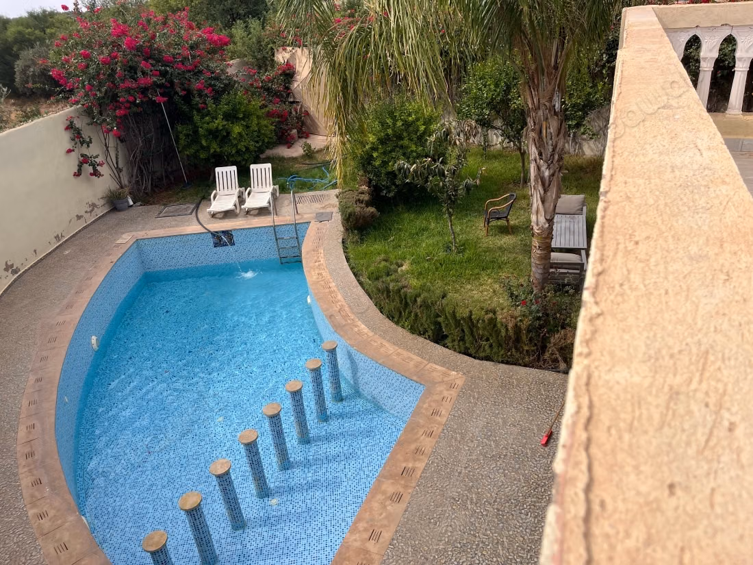 Magnifique villa à louer à Route d'Agadir 
Essaouira. 2 chambres. Meublé