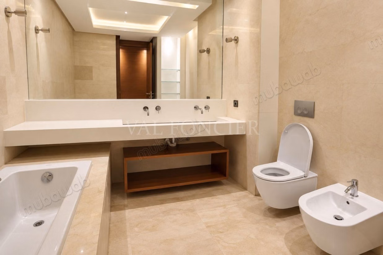Location Appartement 220m2 3chambres avec grande terrasse vue mer 
Ain Diab, Casablanca