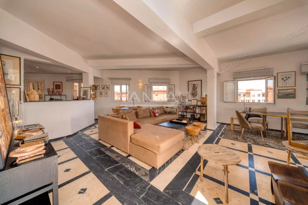 Exclusivity Hivernage/ Gueliz 3 rooms top floor terrace