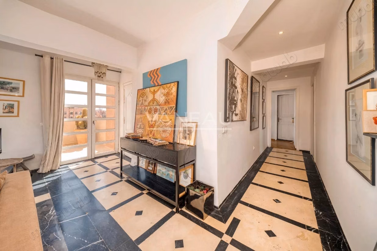 Exclusivity Hivernage/ Gueliz 3 rooms top floor terrace
