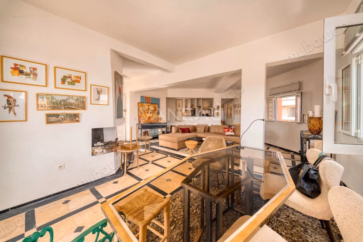Exclusivity Hivernage/ Gueliz 3 rooms top floor terrace