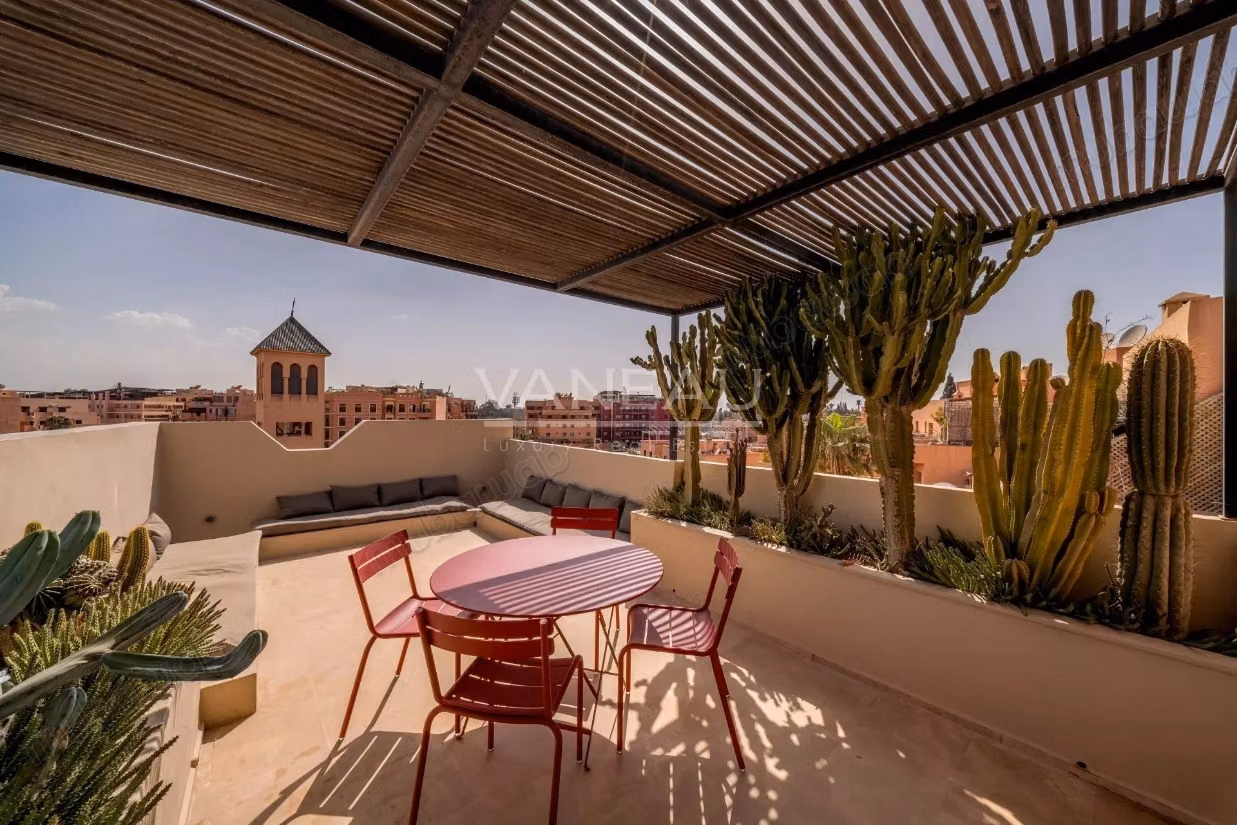Exclusivity Hivernage/ Gueliz 3 rooms top floor terrace
