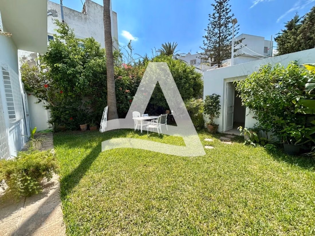 Appartamento arredato al piano terra in affitto a Sidi Bou Said
