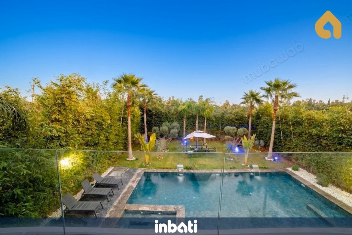 Luxury villa with elevator, pool, and garden