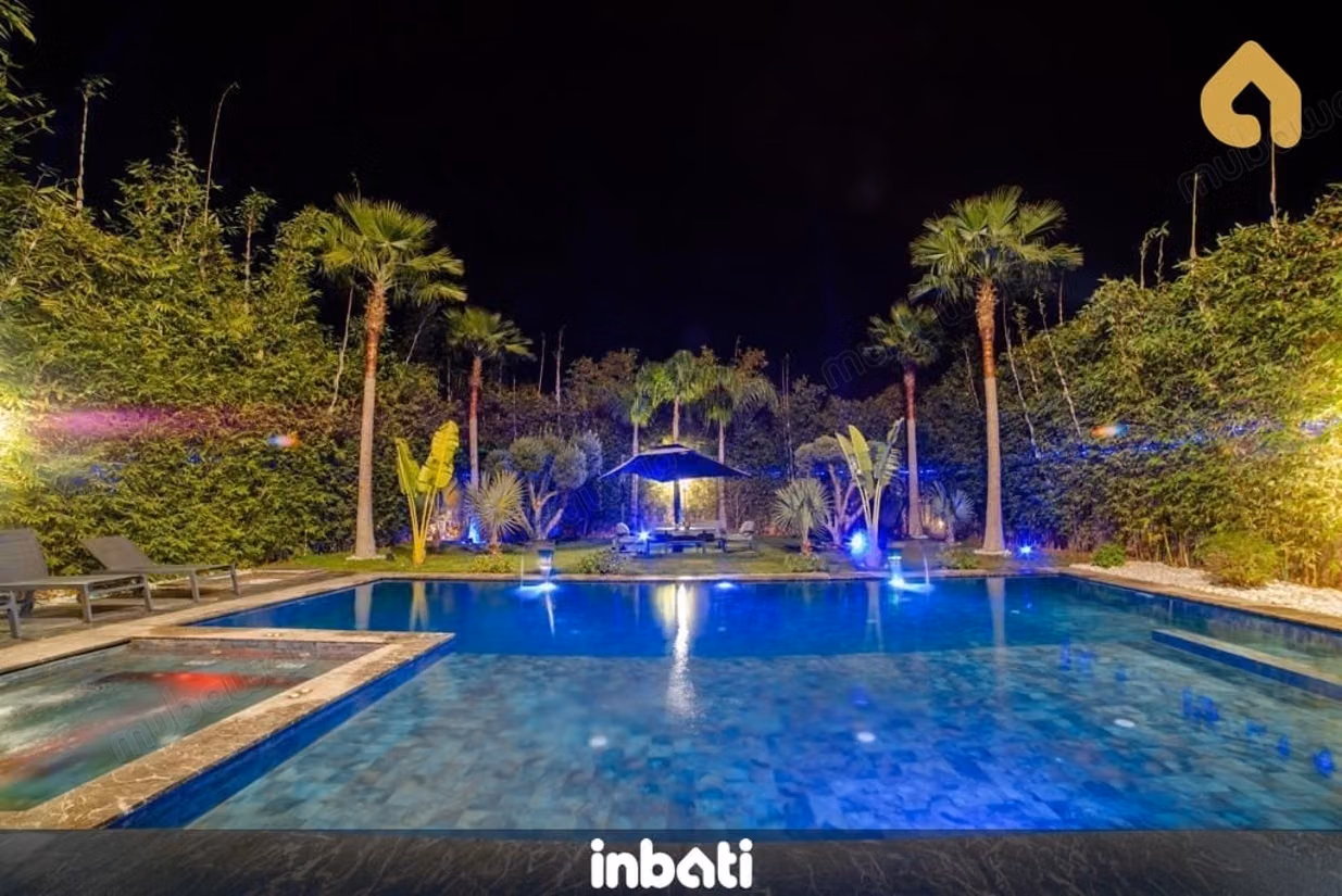Luxury villa with elevator, pool, and garden