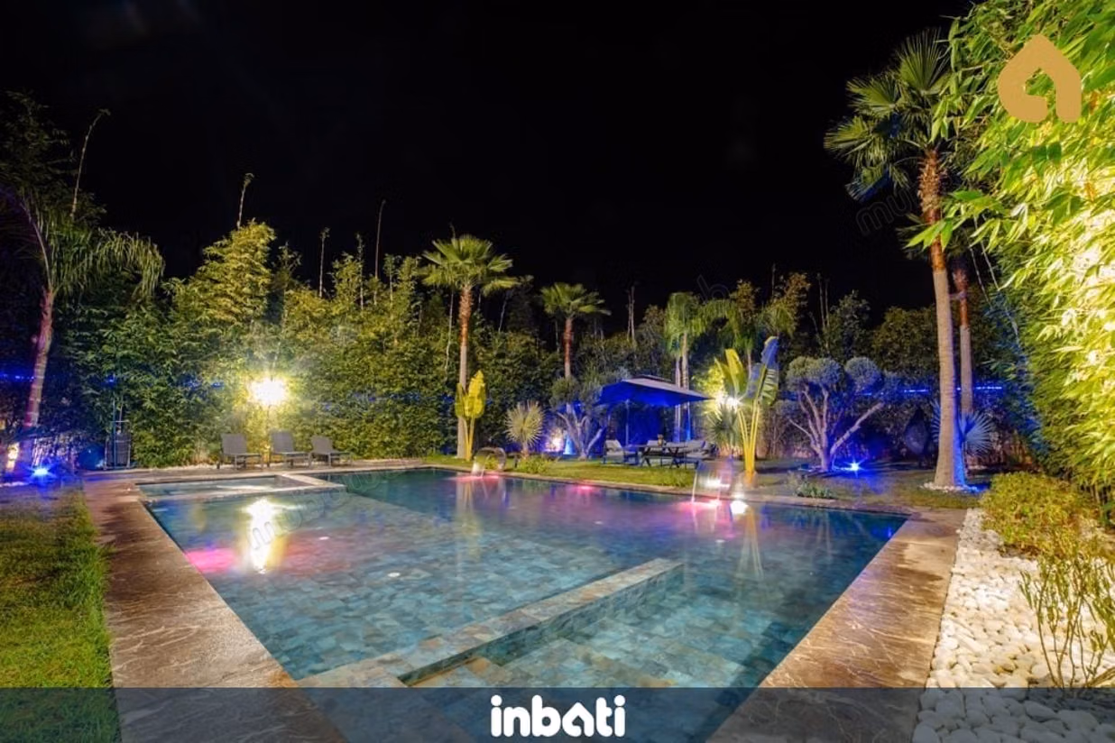 Luxury villa with elevator, pool, and garden