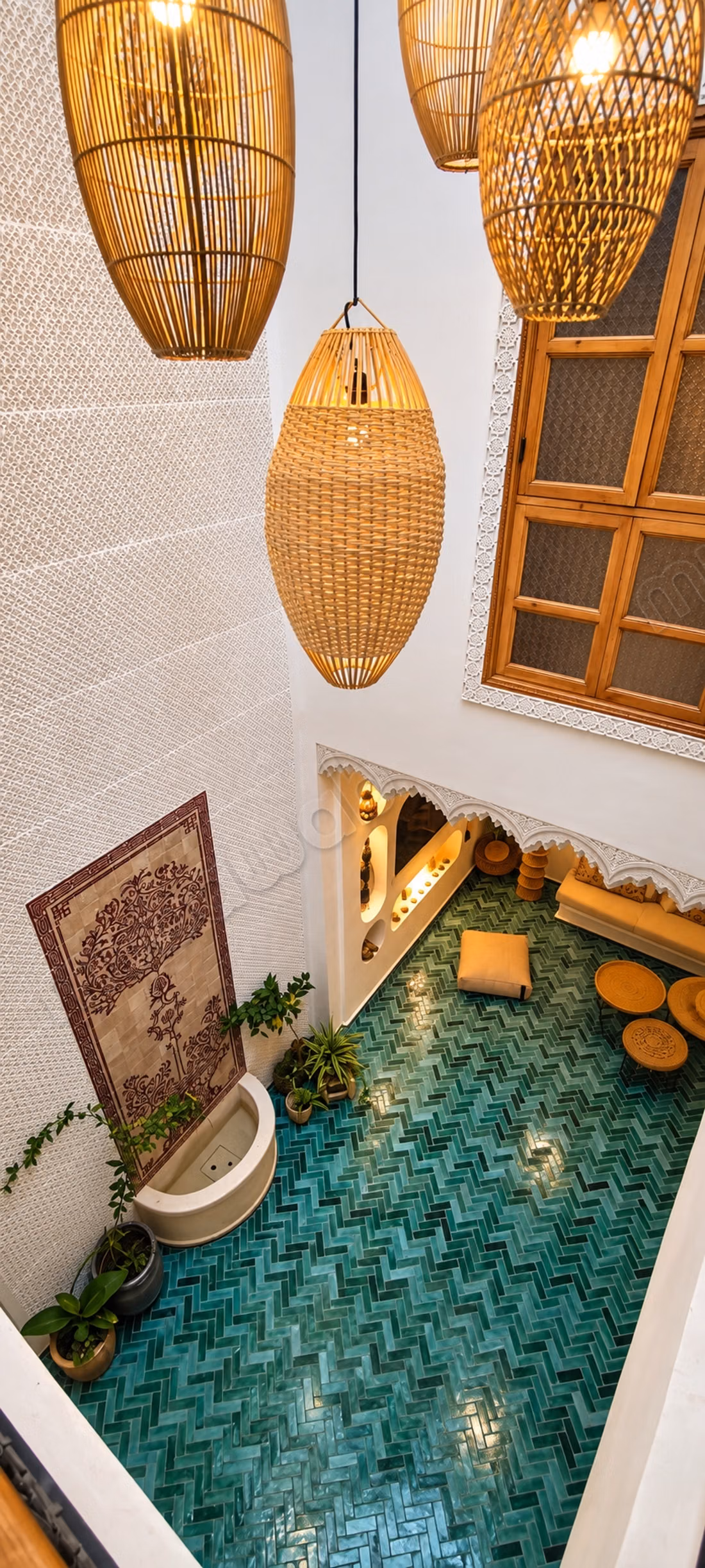 Riad rénové 4 chambres avec bassin – Bab Doukkala