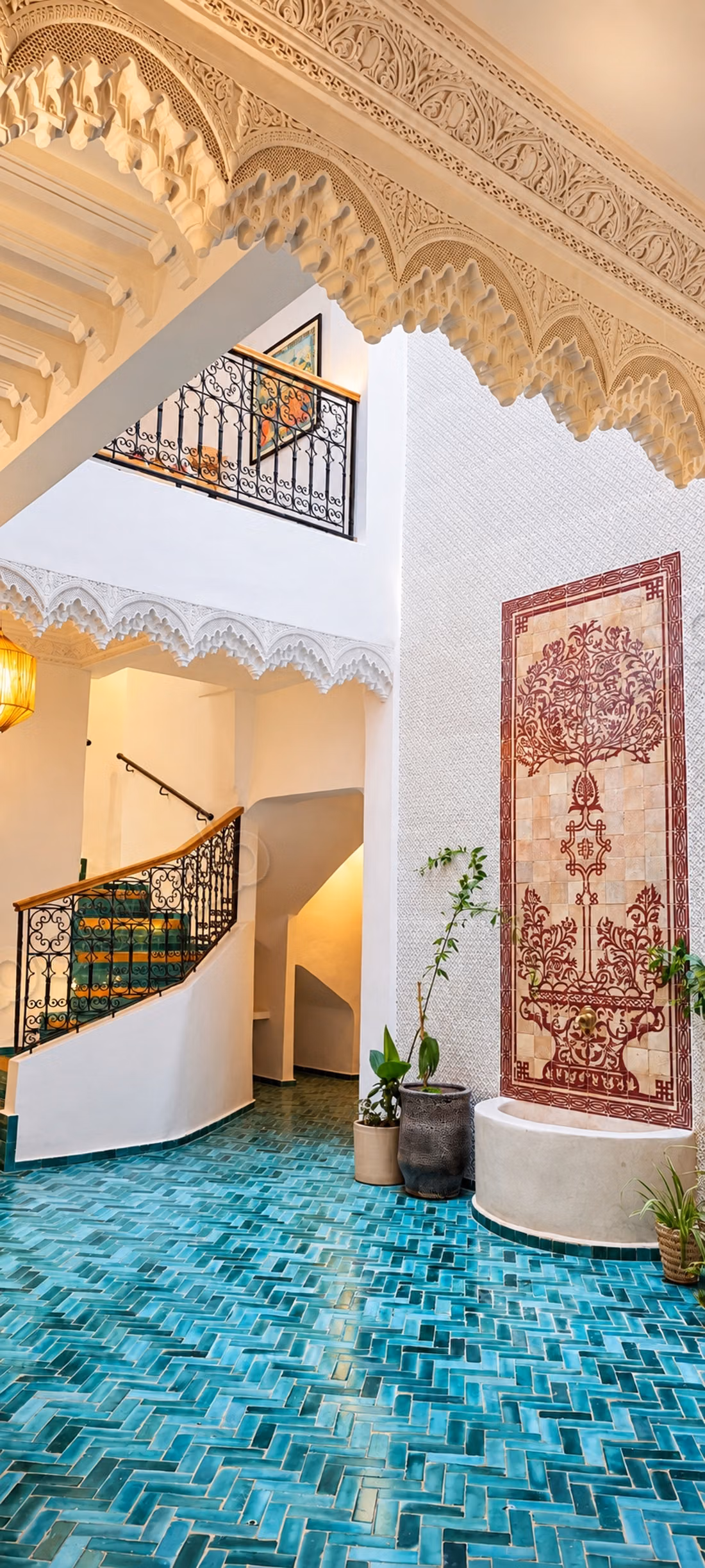 Riad rénové 4 chambres avec bassin – Bab Doukkala