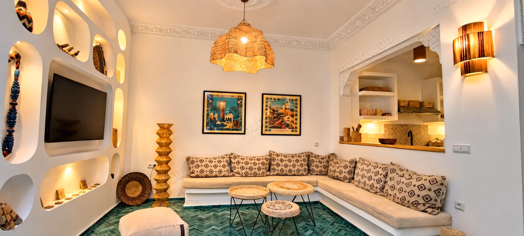 Riad rénové 4 chambres avec bassin – Bab Doukkala
