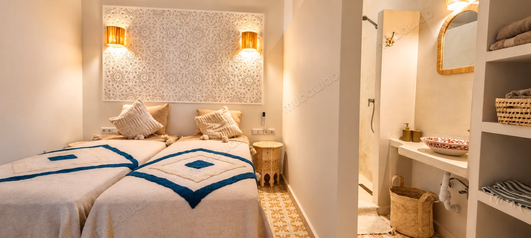 Riad rénové 4 chambres avec bassin – Bab Doukkala