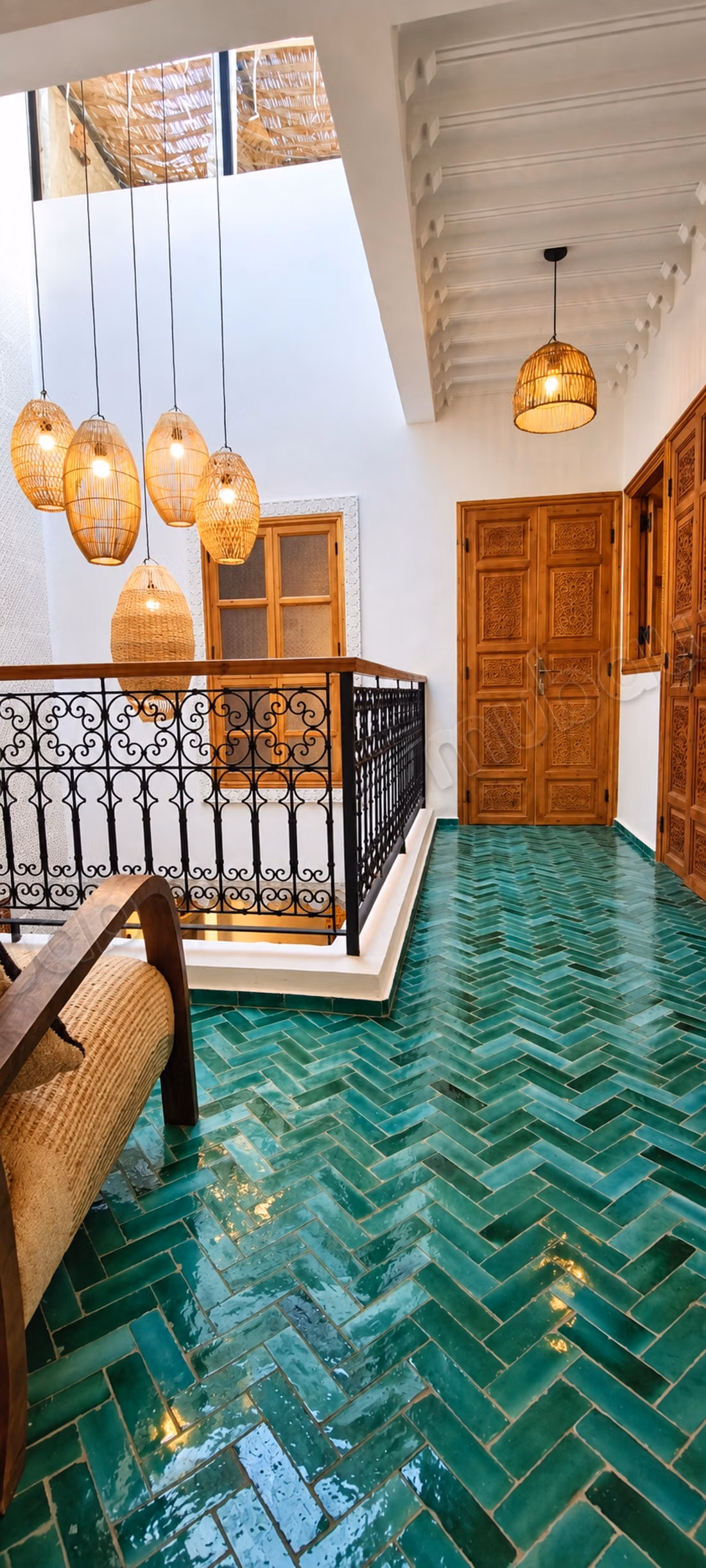 Riad rénové 4 chambres avec bassin – Bab Doukkala