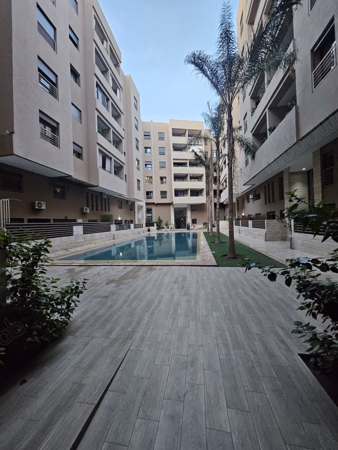 Appartement te huur in de Poorten van Marrakech. 2 mooie slaapkamers. Goed gemeubileerd