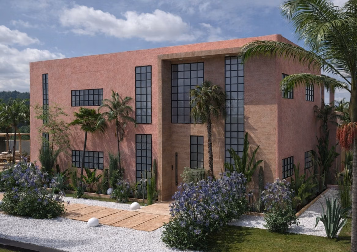 Semi-finished villa with a view of the Atlas. Area 1,640 m²