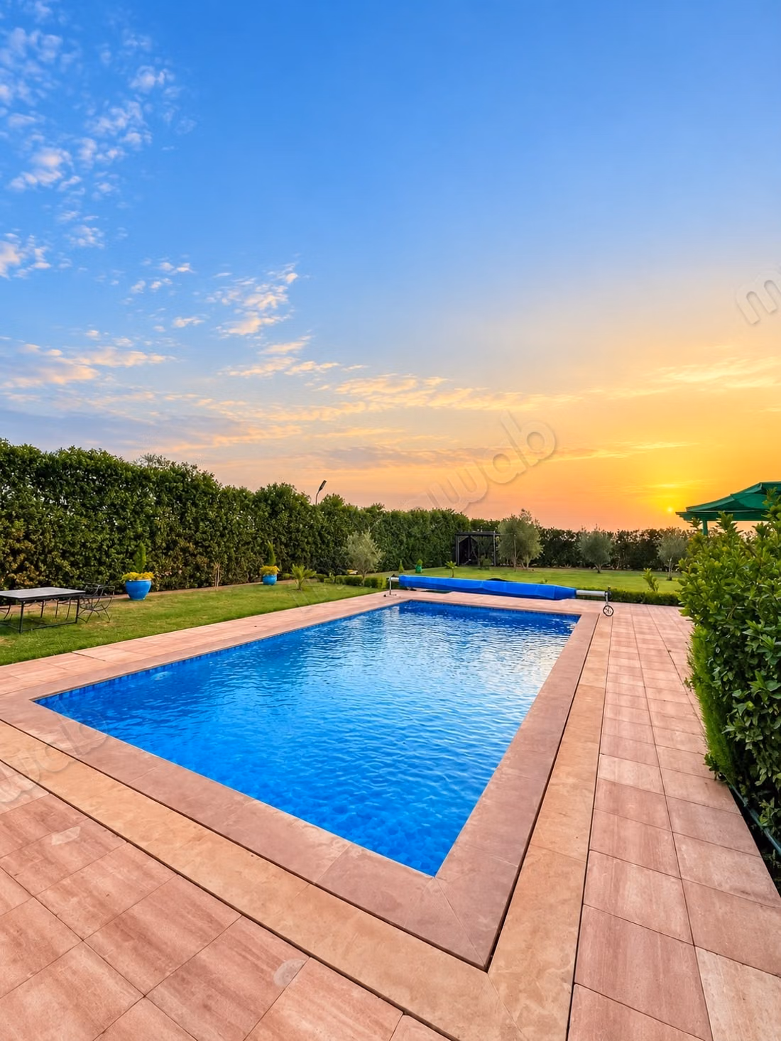 Villa de 3 habitaciones con gran piscina - Ruta de Fès