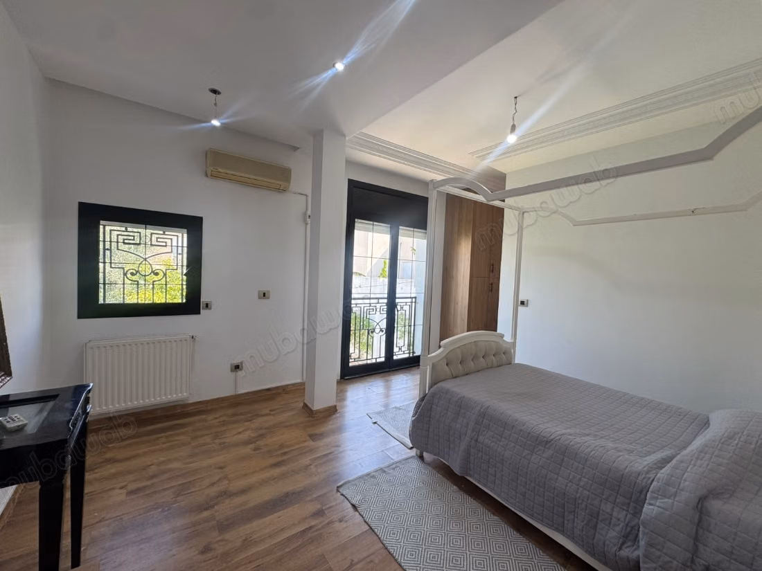 Villa S3 arredata o vuota, piscina e giardino, Soukra