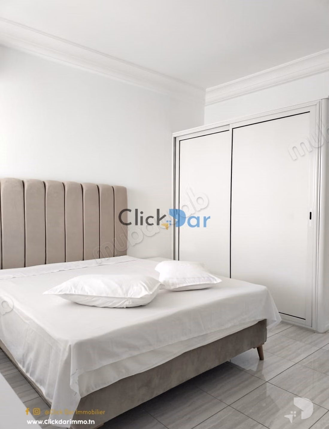 Appartement S2 location annuelle Hammamet