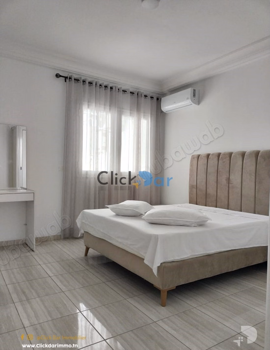 Appartement S2 location annuelle Hammamet
