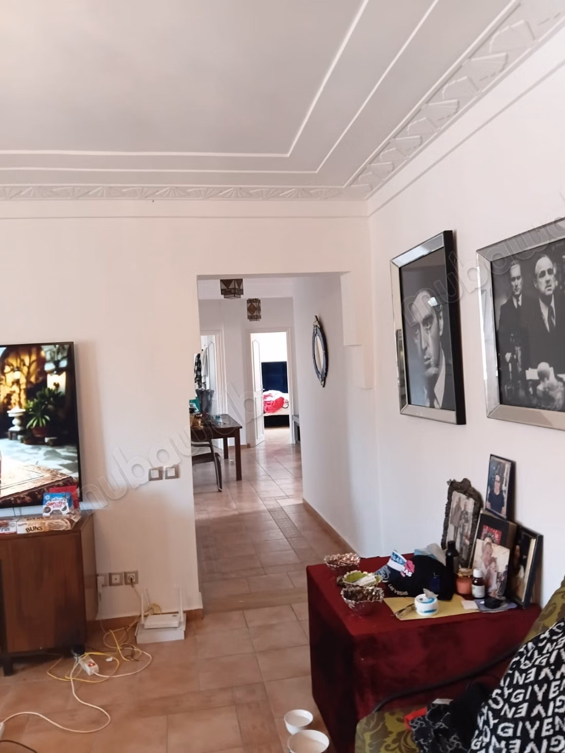 Vente d'un bel appartement à Guéliz. 
3 pièces confortables. 
Avec ascenseur et terrasse