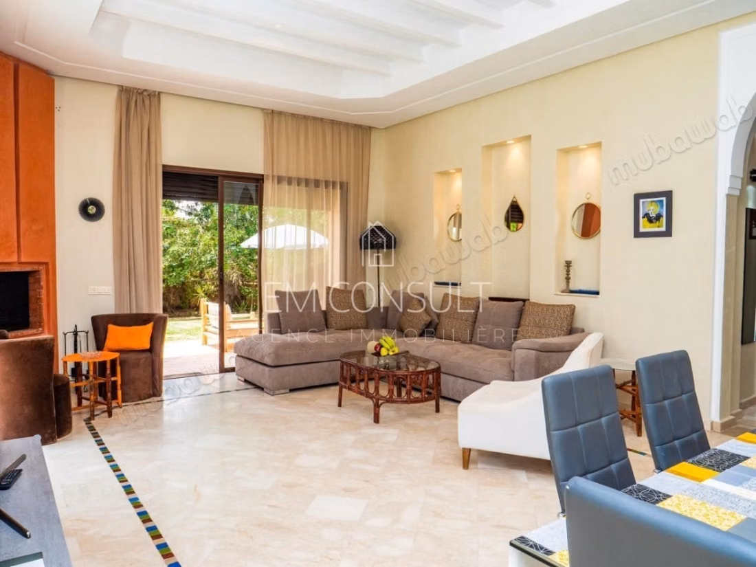 VENTE – Villa de plain pied 3 suites 200 m² – Route de Fès km 20