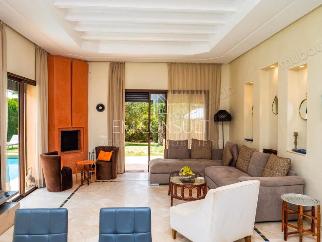 VENTE – Villa de plain pied 3 suites 200 m² – Route de Fès km 20