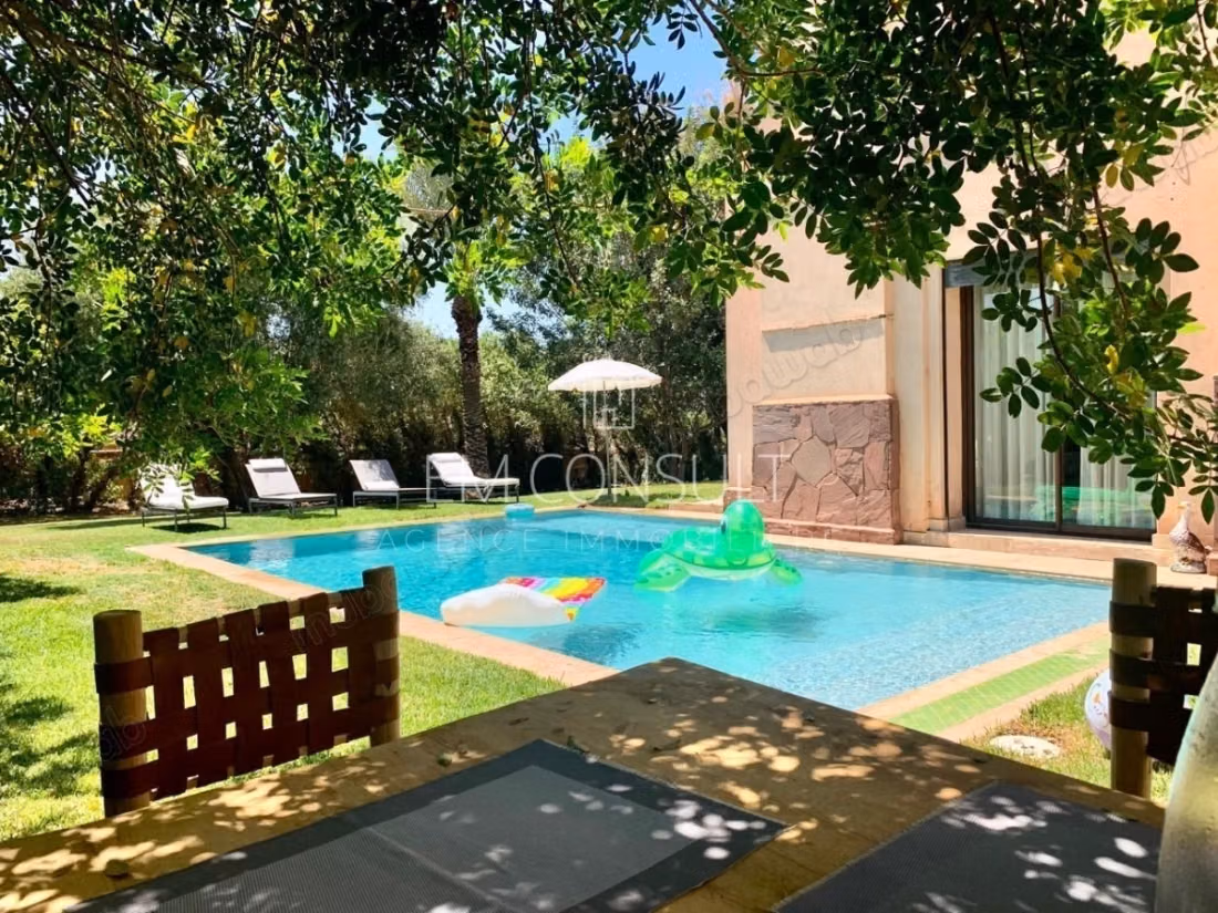VENTE – Villa de plain pied 3 suites 200 m² – Route de Fès km 20