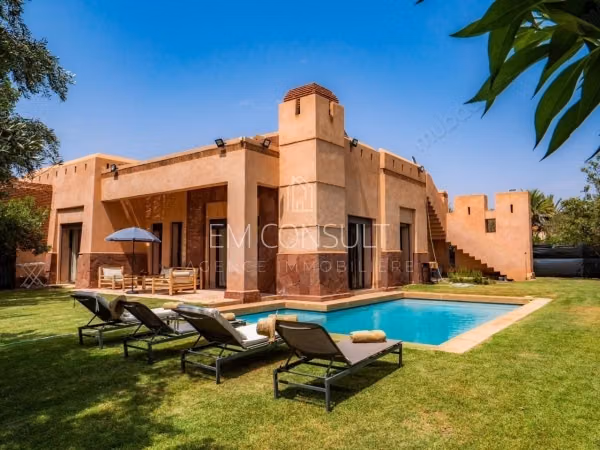 VENTE – Villa de plain pied 3 suites 200 m² – Route de Fès km 20