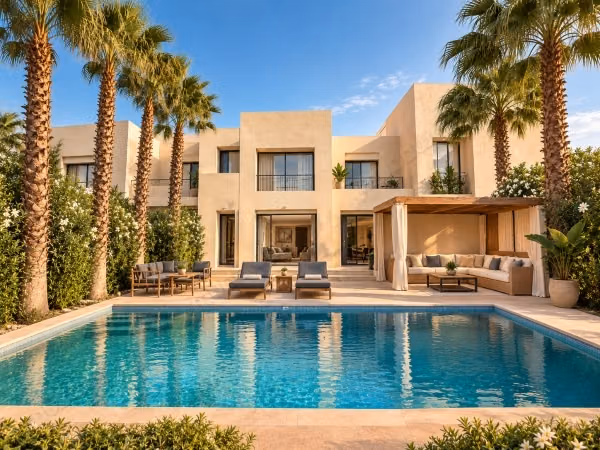Argan Golf: Villa à louer meublée front Golf, 4Ch