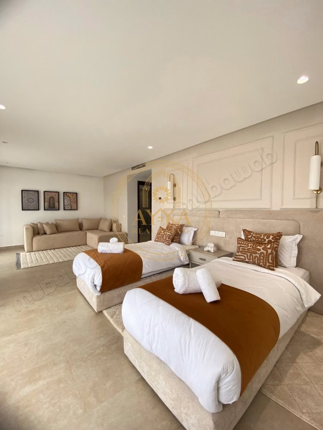 Palace with 5 suites on 1 hectare, Atlas view, Ourika
