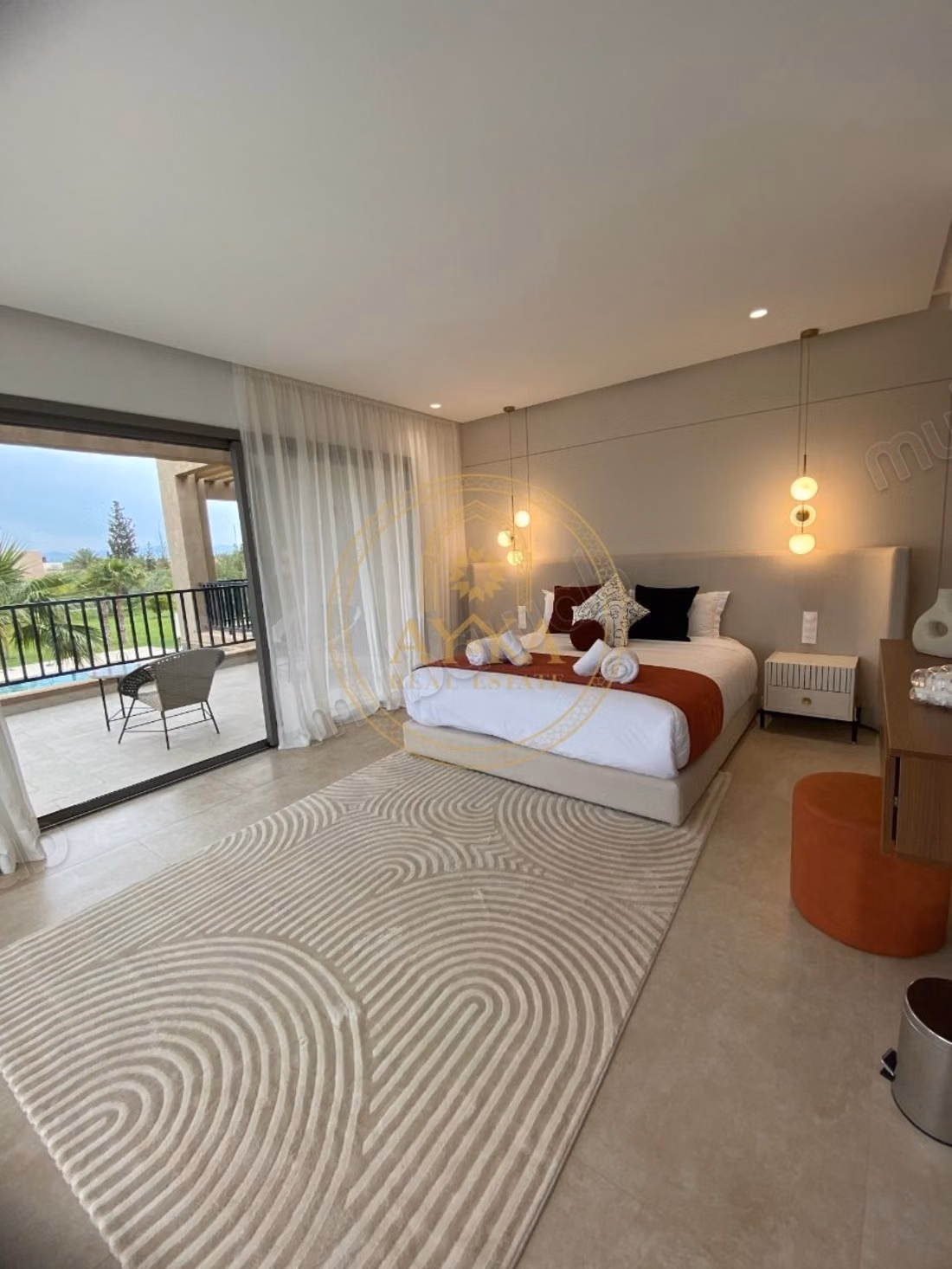 Palace with 5 suites on 1 hectare, Atlas view, Ourika
