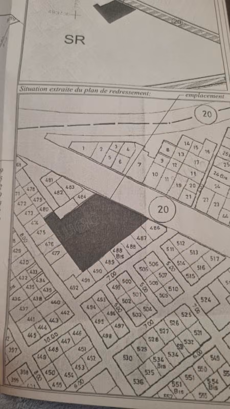 Terrain à la vente à Berkane. Surface de 2527 m²