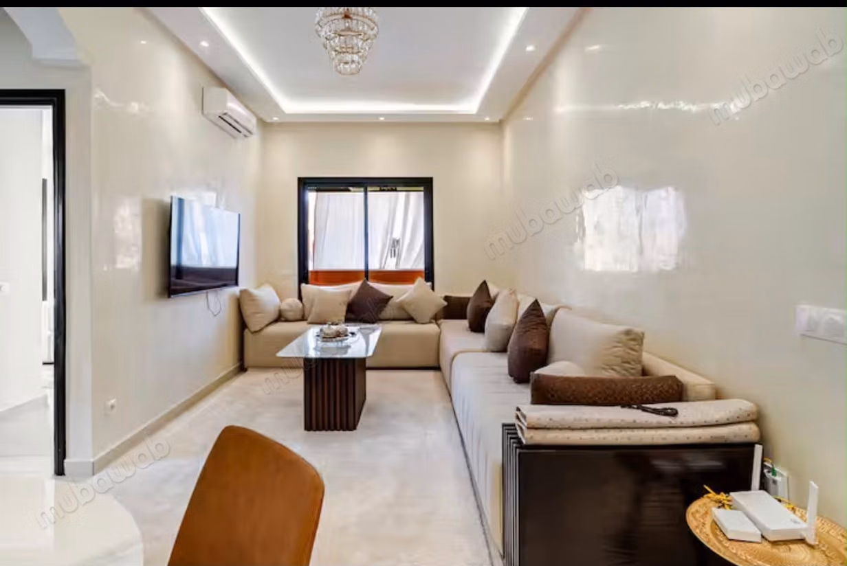 Location d'un appartement à Route de Safi. 
1 chambre. 
Meublé