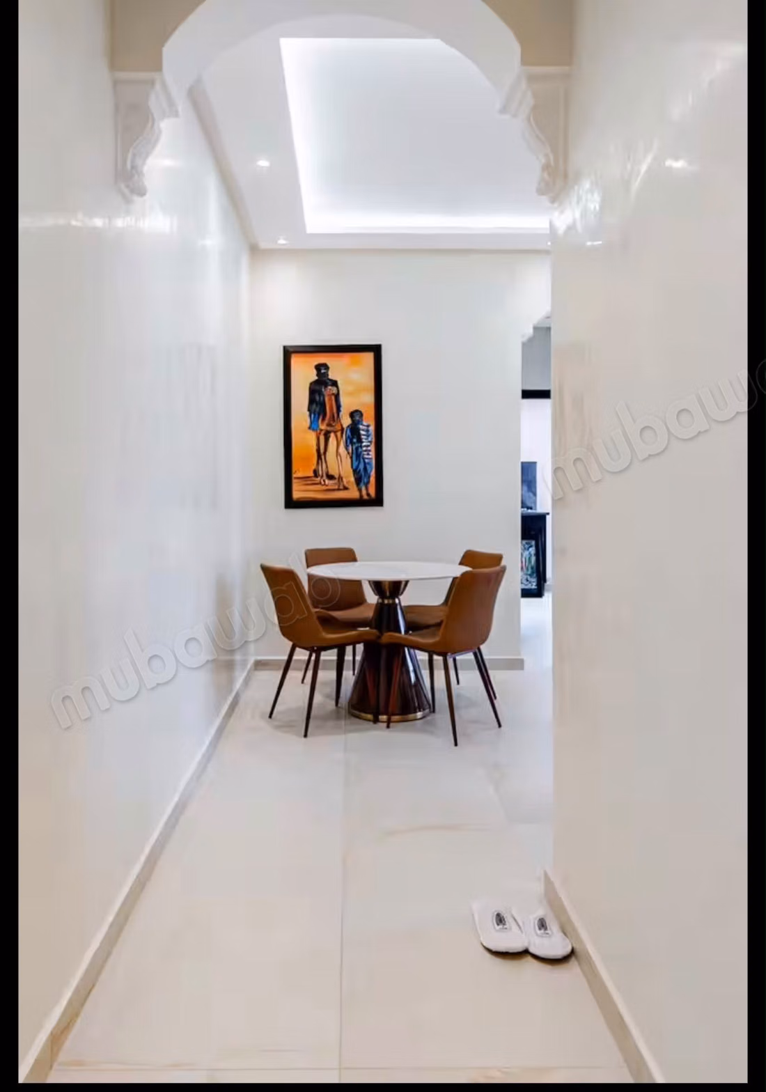 Location d'un appartement à Route de Safi. 
1 chambre. 
Meublé