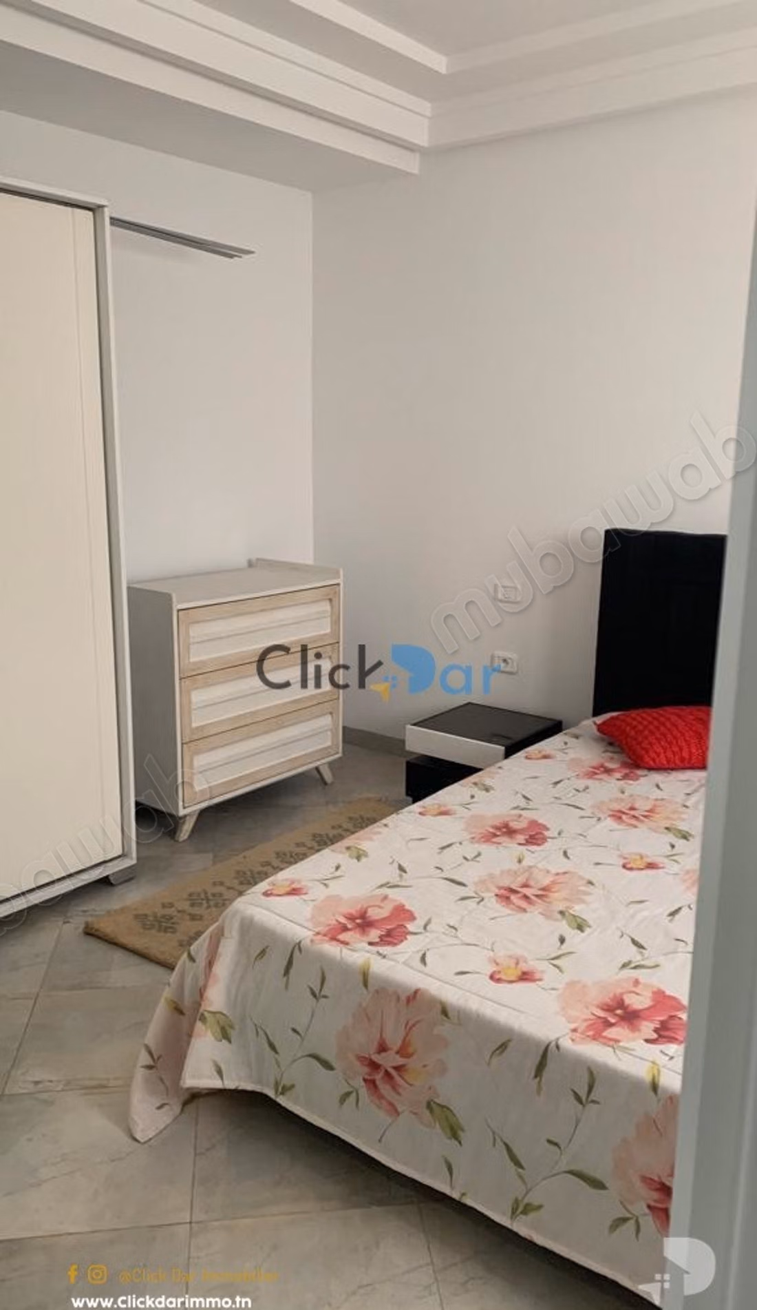Appartement S1 abri voiture location Hammamet