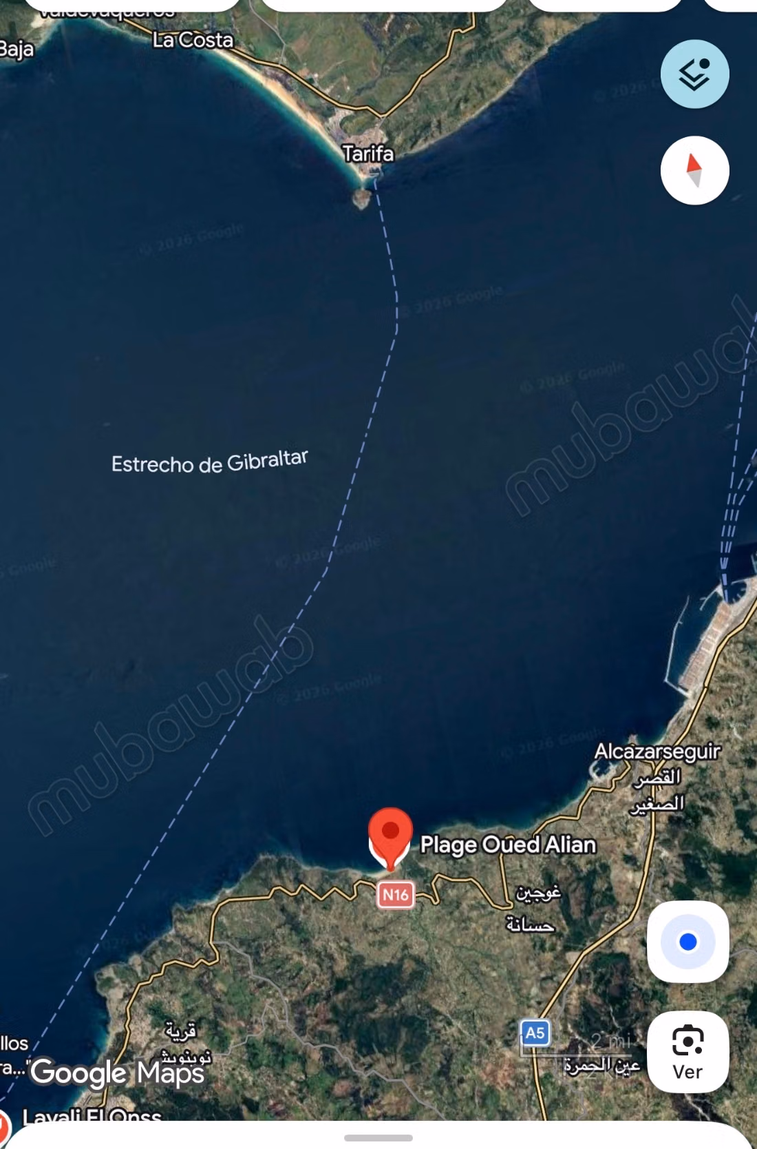 Magnificent house with views of the sea, Tarifa and Gibraltar - Oued Aliane