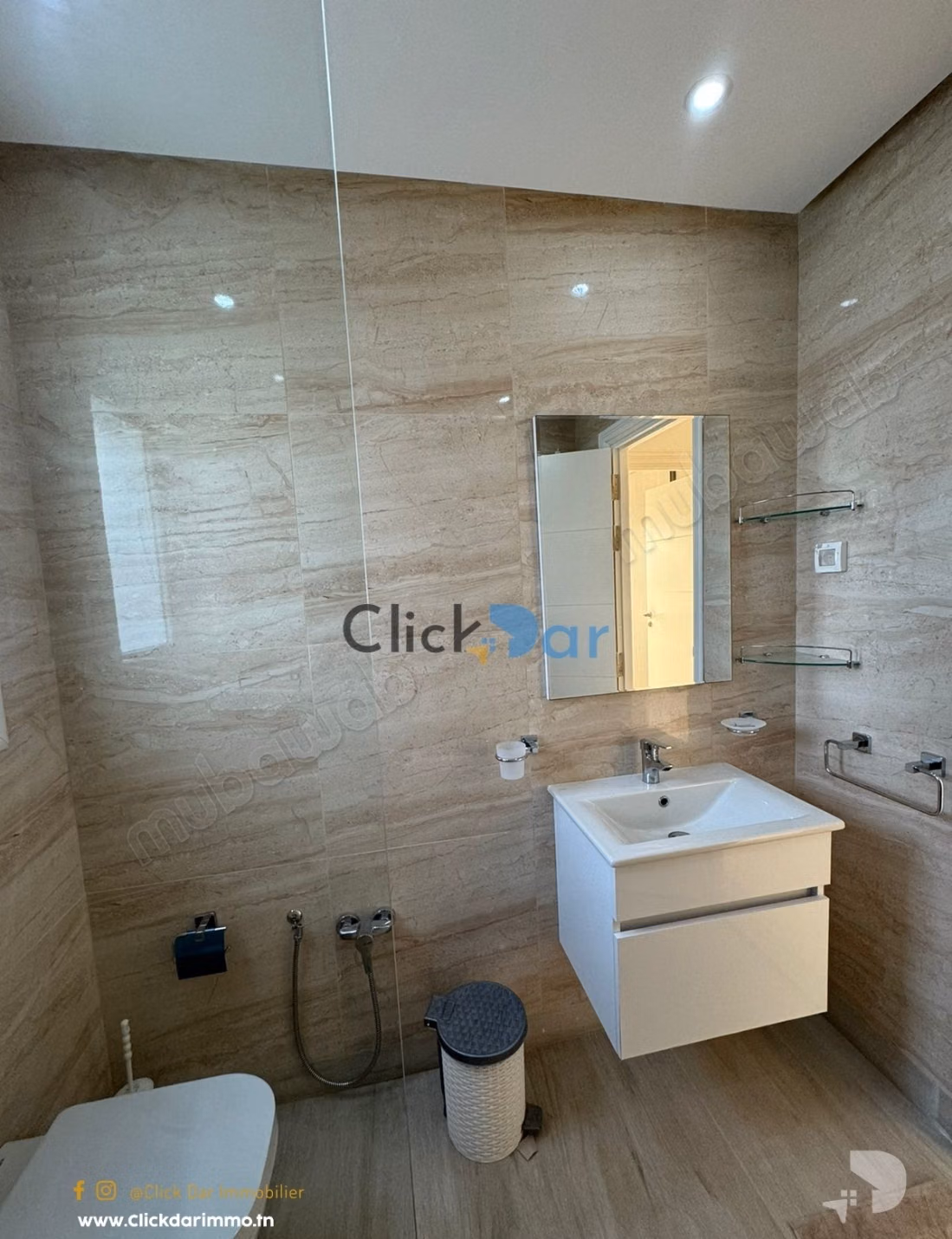 Appartement S2 location annuelle Hammamet
