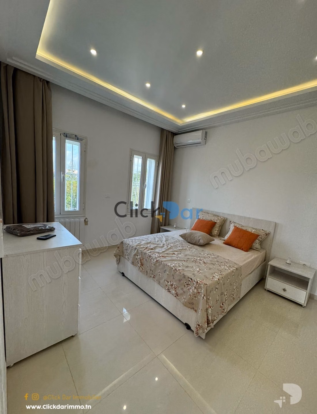 Appartement S2 location annuelle Hammamet