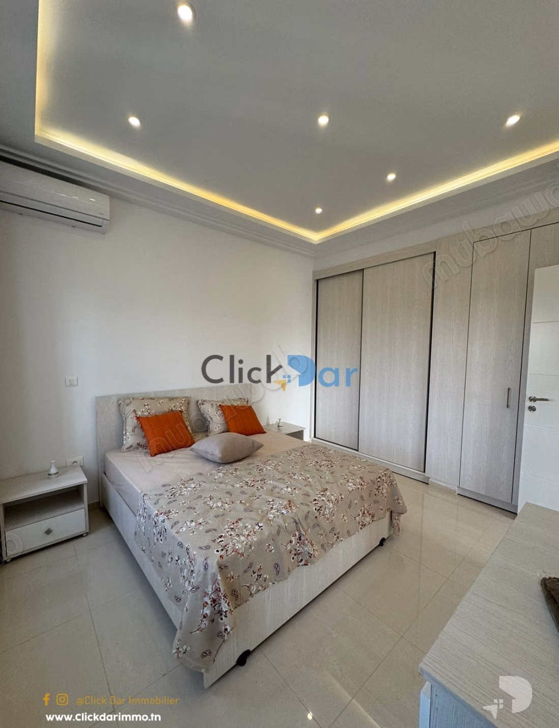 Appartement S2 location annuelle Hammamet