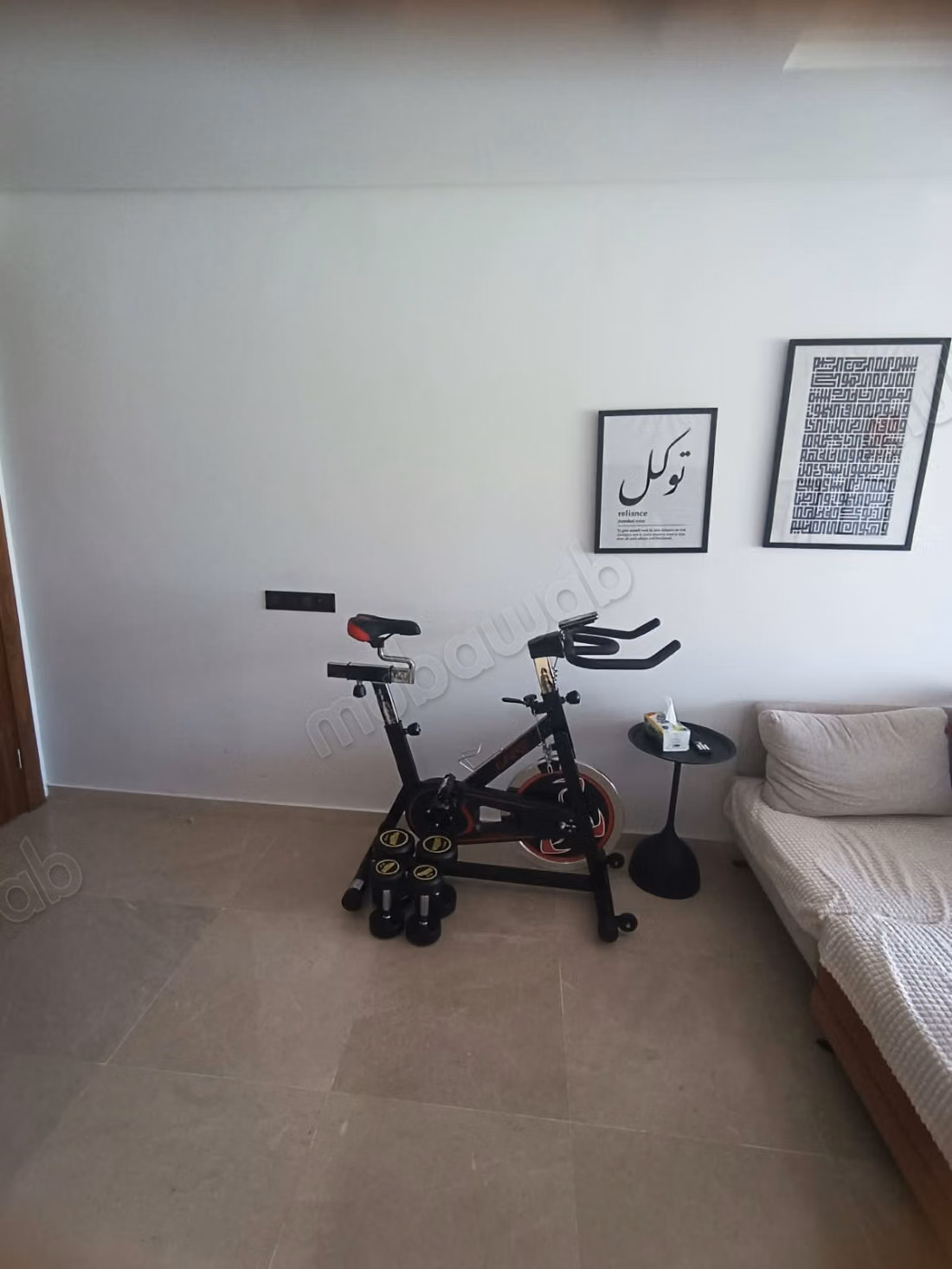 For rent - furnished apartment, Bachkou