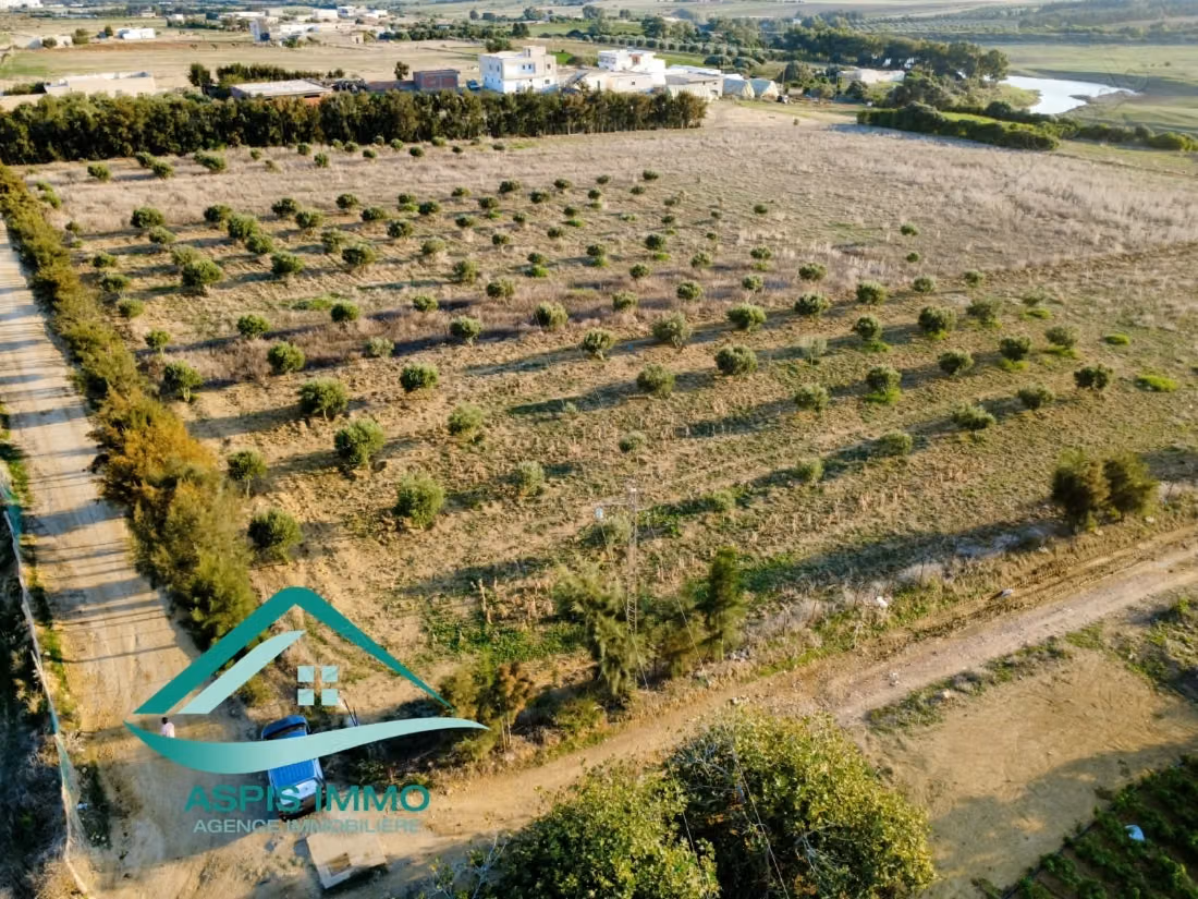 Terrain agricole 9300 m² à 4 km de kelibia