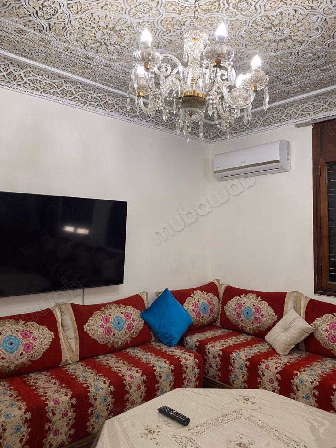 Bel appartement à louer à Al Nahda. Superficie totale 120 m². Meublé