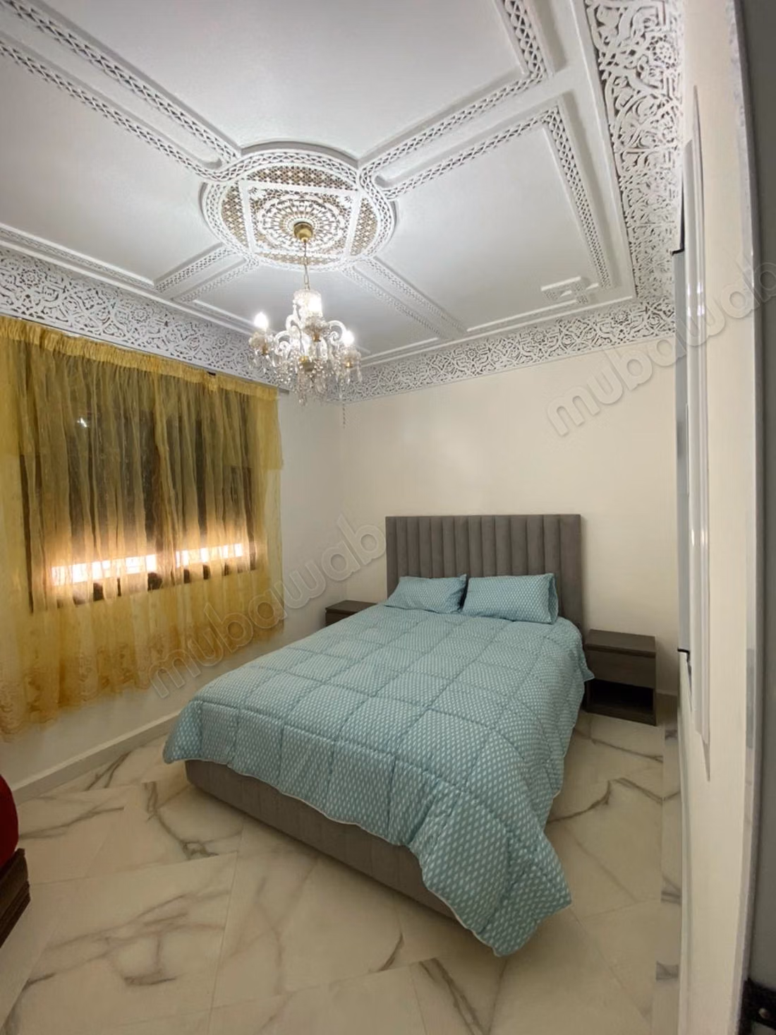 Bel appartement à louer à Al Nahda. Superficie totale 120 m². Meublé