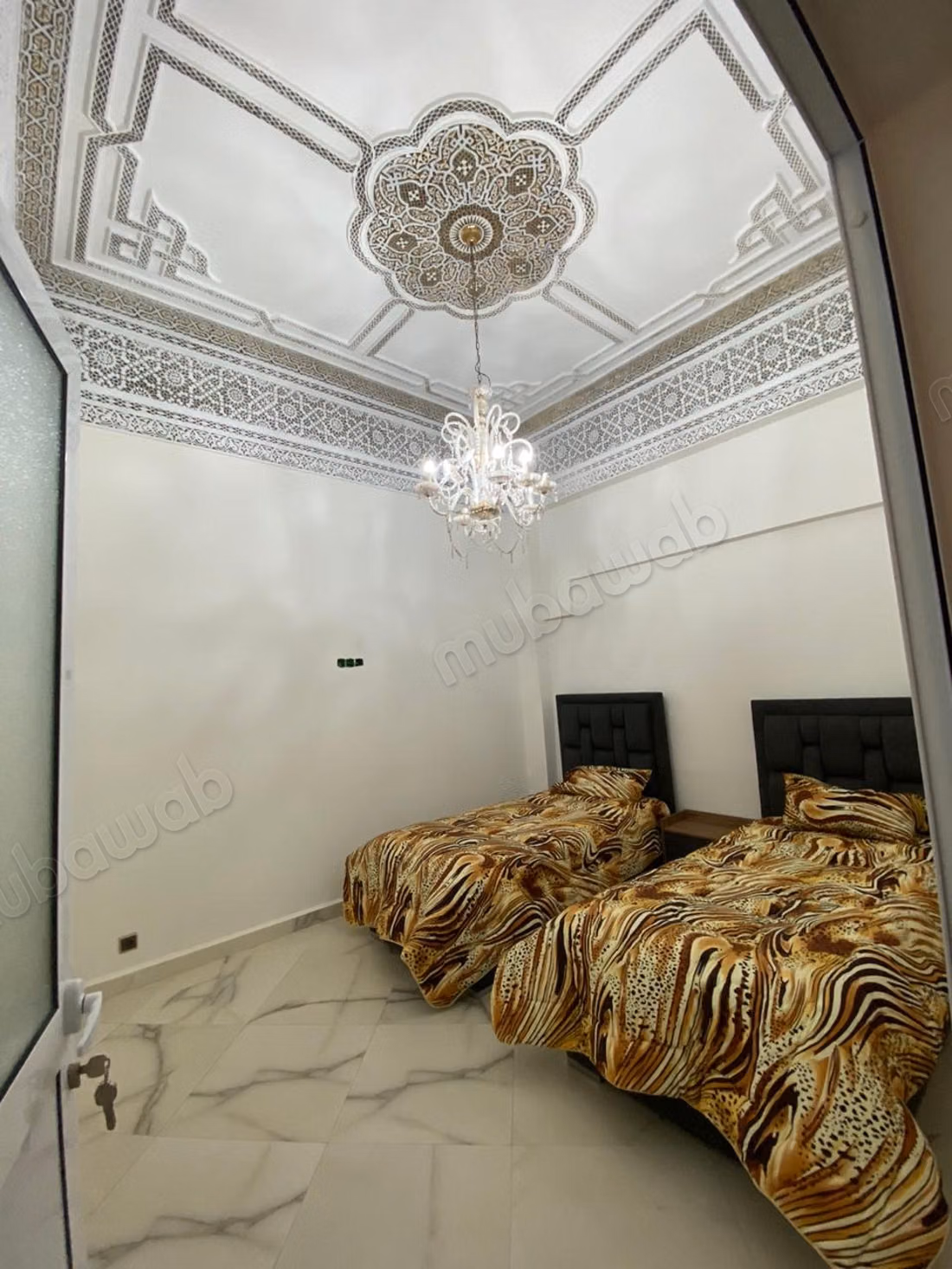 Bel appartement à louer à Al Nahda. Superficie totale 120 m². Meublé