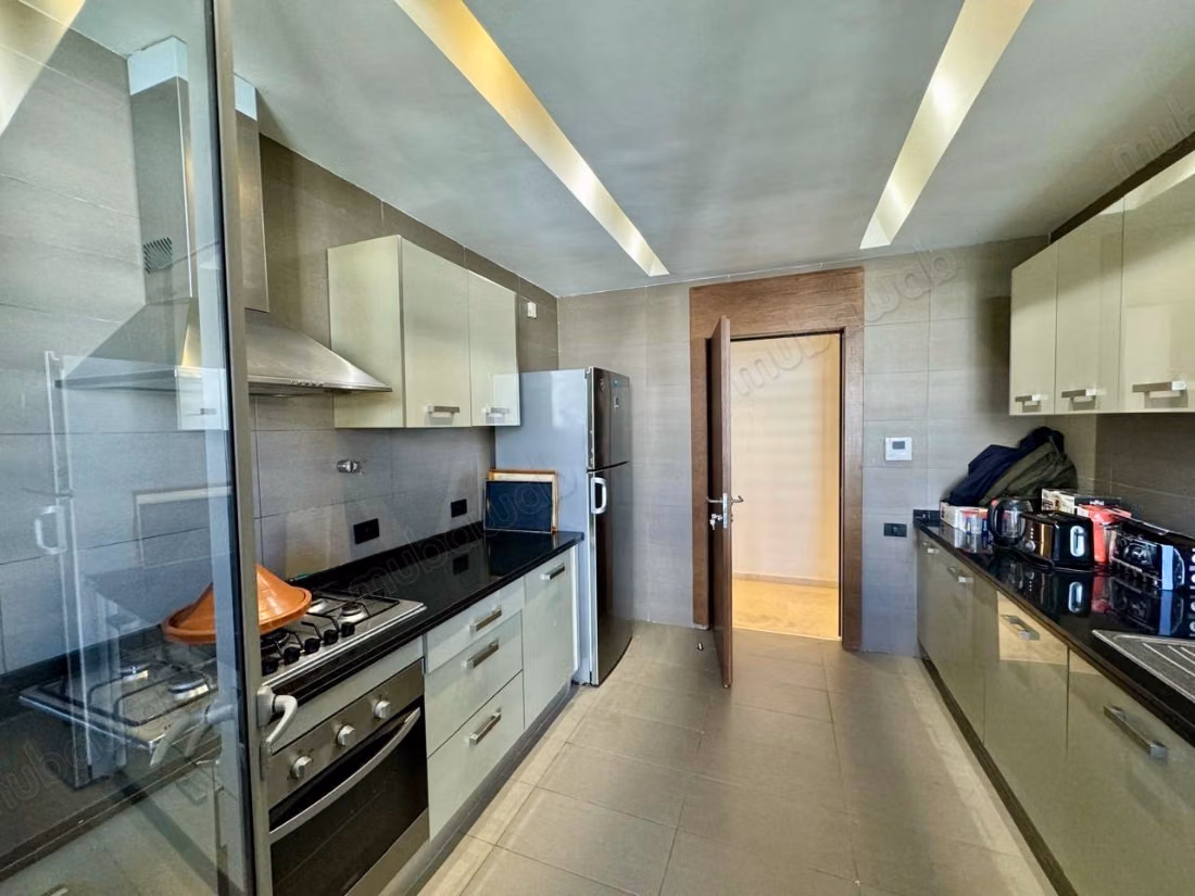For rent - Furnished apartment with 3 bedrooms in L'Orangeraie, Souissi